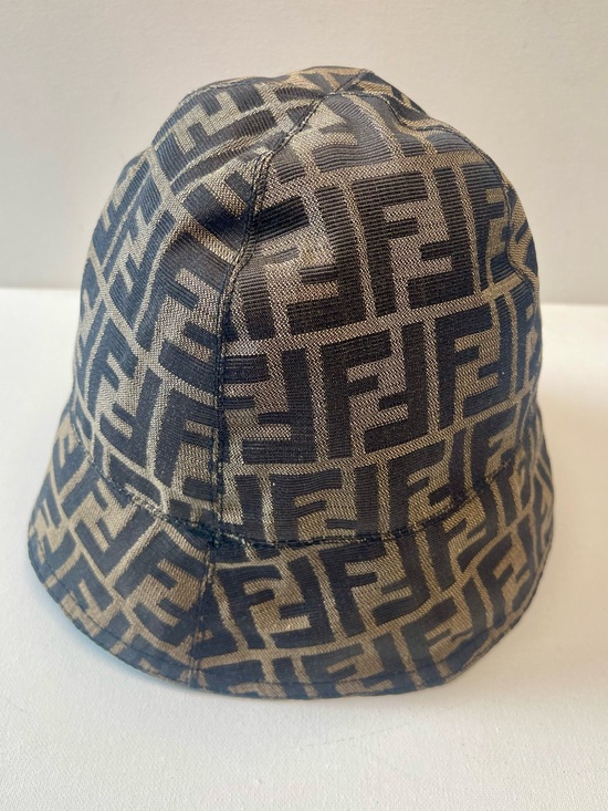 Fendi Other - EUC FENDI YUCCA PATTERN RARE HAT ITALY VINTAGE 1990s REVERSIBLE YOUTH XL